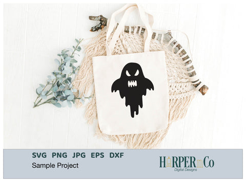 Ghost 3 SVG PNG Cut EPS File SVG HarperNCo 