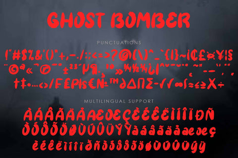 Ghost Bomber Font Prasetya Letter 