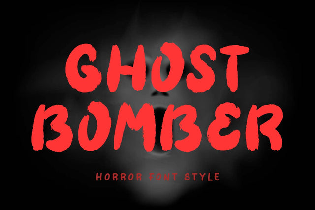 Ghost Bomber Font Prasetya Letter 