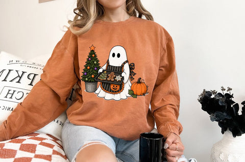 Ghost Christmas Baking PNG Sublimation Pickled Thistle Creative 