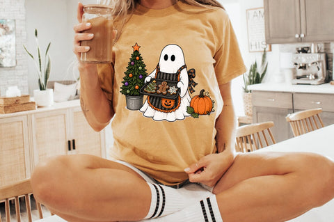 Ghost Christmas Baking PNG Sublimation Pickled Thistle Creative 