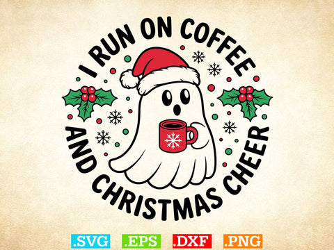 Ghost Christmas Svg Bundle, Spooky Christmas Svg, Halloween Svg SVG Creativeart88 