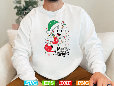 Ghost Christmas Svg Bundle, Spooky Christmas Svg, Halloween Svg SVG Creativeart88 