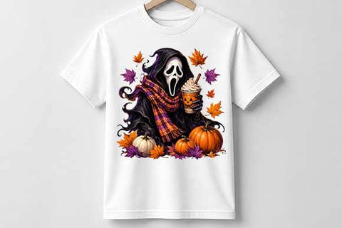 Ghost Coffee PNG | Cozy Halloween Digital Download SVG BillahCrafts 