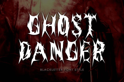 Ghost Danger Font Prasetya Letter 