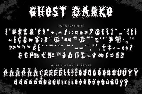 Ghost Darko Font Prasetya Letter 