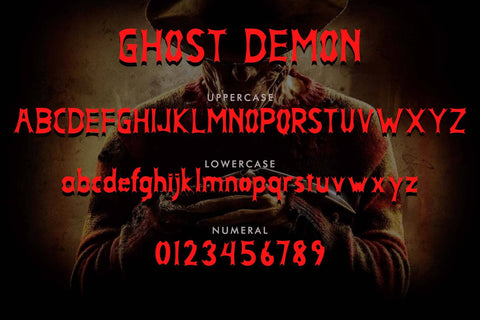 Ghost Demon Font Prasetya Letter 