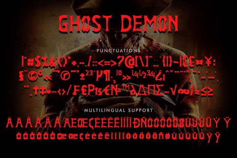 Ghost Demon Font Prasetya Letter 