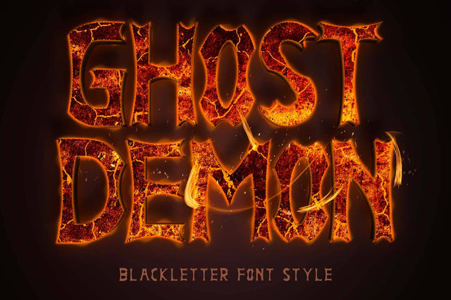 Ghost Demon Font Prasetya Letter 