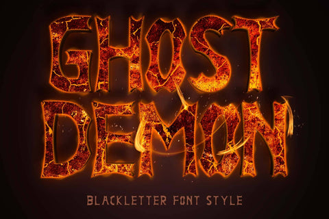 Ghost Demon Font Prasetya Letter 