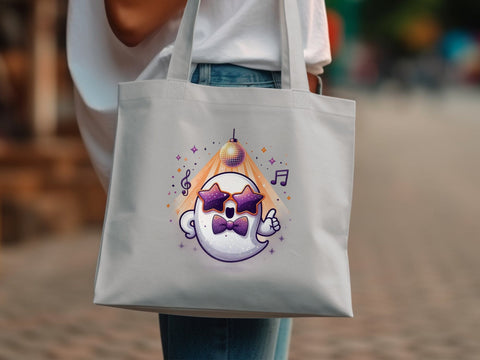 Ghost Disco Party Sublimation PNG, Halloween Ghost Clipart, Cute Ghost PNG Sublimation Luvleigh Digitals 