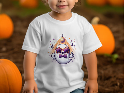 Ghost Disco Party Sublimation PNG, Halloween Ghost Clipart, Cute Ghost PNG Sublimation Luvleigh Digitals 