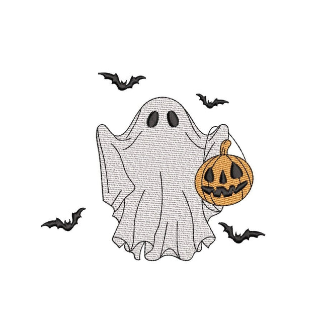 Ghost Embroidery Design, Halloween Embroidery Design, 3 sizes, Instant Download Embroidery/Applique DESIGNS Nino Nadaraia 
