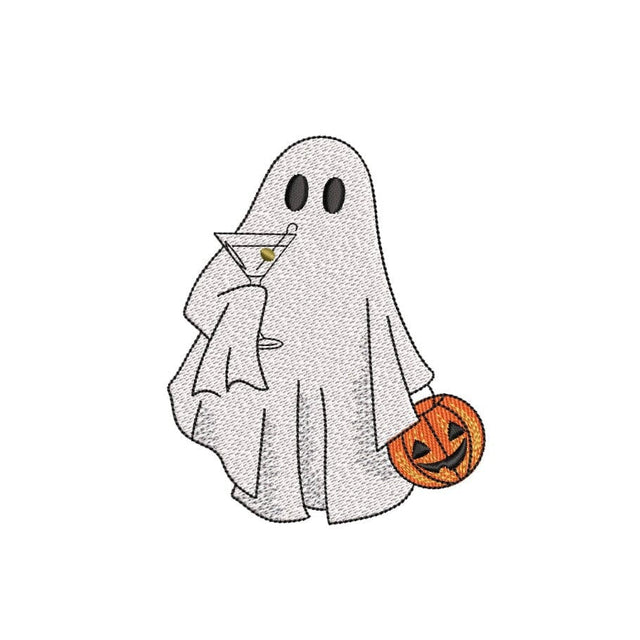Ghost Embroidery Design, Halloween Machine Embroidery Design, 3 sizes, Instant Download Embroidery/Applique DESIGNS Nino Nadaraia 