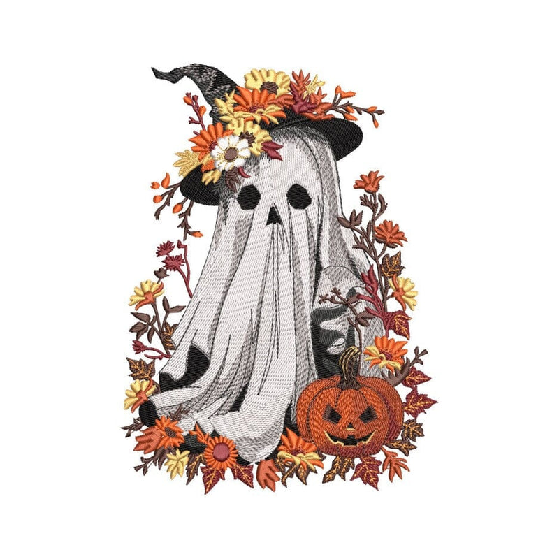 Ghost Embroidery Design, Halloween Pumpkin Embroidery Design, 3 sizes, Instant Download Embroidery/Applique DESIGNS Nino Nadaraia 