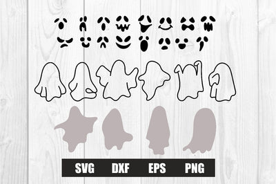 Ghost face custom halloween svg, dxf, eps, png SVG dadan_pm 