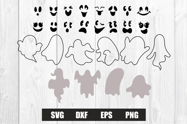 Ghost face custom halloween svg, dxf, eps, png SVG dadan_pm 
