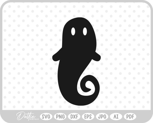 Ghost Halloween SVG DottieDigitals 