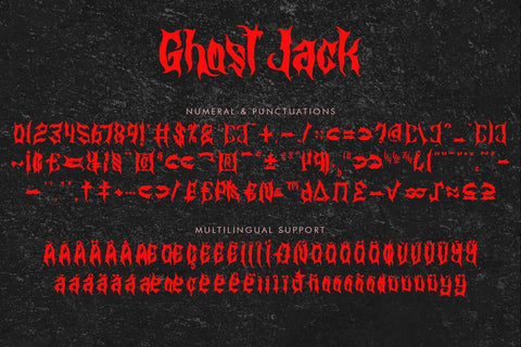 Ghost Jack Font Prasetya Letter 