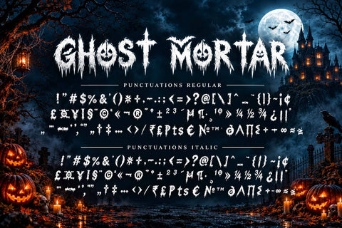Ghost Mortar Font Prasetya Letter 