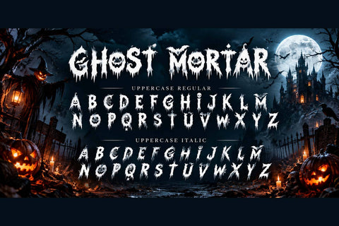 Ghost Mortar Font Prasetya Letter 