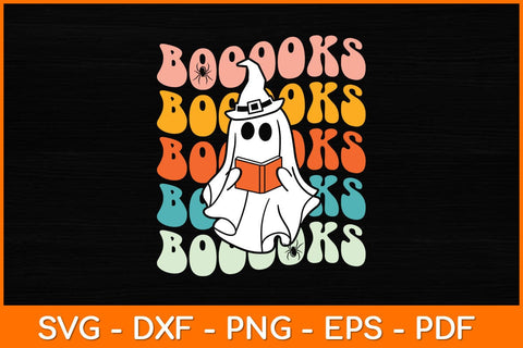 Ghost Read Books Svg File SVG artprintfile 