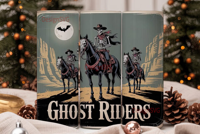Ghost Riders 20oz Tumbler Wrap Sublimation DesignSVG 