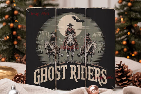 Ghost Riders 20oz Tumbler Wrap Sublimation DesignSVG 