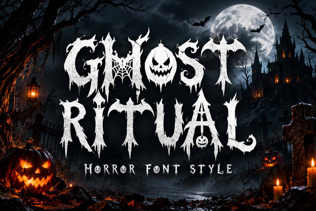 Ghost Ritual Font Prasetya Letter 