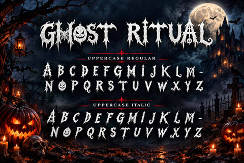 Ghost Ritual Font Prasetya Letter 