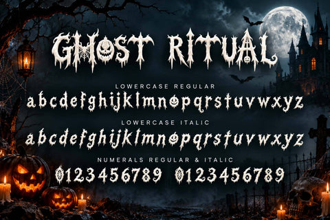 Ghost Ritual Font Prasetya Letter 