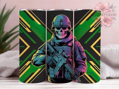 Ghost Skull Esports Pro Gamer Tumbler, Esports Cup Wrap, Gaming Skull Drinkware, 20Oz Sublimation Design, FPS Gamer Mug, Streamer Merch Tumbler, Pro Gamer Cup Sublimation Li Zamperini 