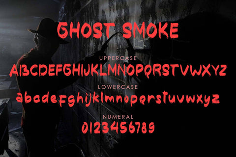 Ghost Smoke Font Prasetya Letter 