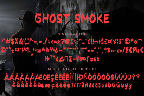 Ghost Smoke Font Prasetya Letter 