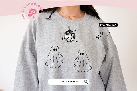 Ghost Spooky Disco SVG SVG Totally Posie 