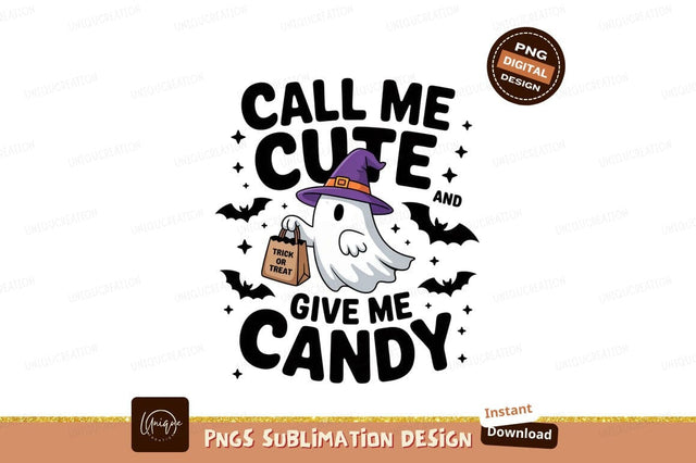 Ghost trick or treat bag halloween Sublimation Designangry 