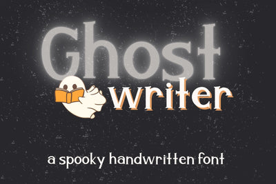 Ghost Writer, A Cute Handwritten Halloween Font Font Designing Digitals 