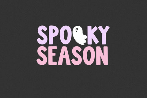 Ghosted - Cute Ghost Halloween Font Font KA Designs 