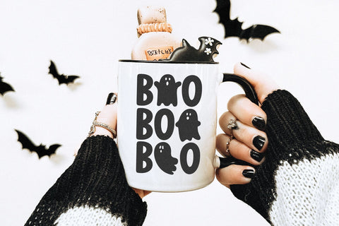 Ghosted - Cute Ghost Halloween Font Font KA Designs 