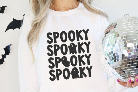 Ghosted - Cute Ghost Halloween Font Font KA Designs 