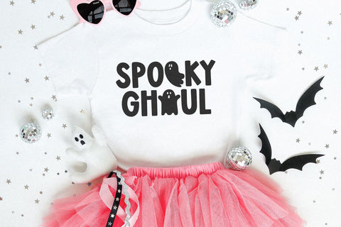 Ghosted - Cute Ghost Halloween Font Font KA Designs 
