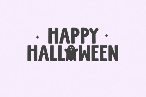 Ghosted - Cute Ghost Halloween Font Font KA Designs 