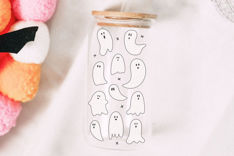 Ghostie - Halloween Doodle Font Font KA Designs 