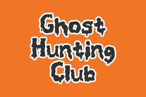 Ghosties - A Spooky Font Font Beck McCormick 
