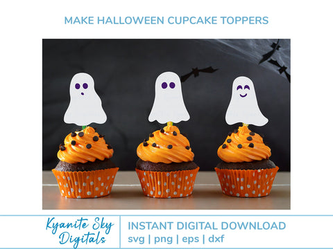 Ghosts SVG Bundle for Halloween SVG Kyanite Sky Digitals 