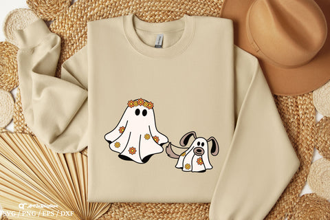 Ghosts Svg, Halloween Svg, Cute Animals Svg, Ghost Svg Files, Ghost Cliparts SVG Artinrhythm shop 