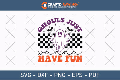 Ghouls Just Have Fun Halloween Svg, Halloween Png , Halloween Clipart, Ghost Svg, Halloween Shirt Svg, Hippie Svg, Retro Svg, Svg Bundle, Sublimation Designs SVG Debashish Barman 