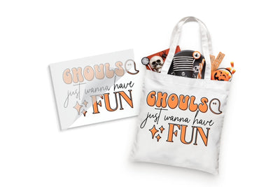 Ghouls Just Wanna Have Fun Halloween DTF Heat Transfer Physical So Fontsy T-Shirt Iron-On Transfer Shop 4x4