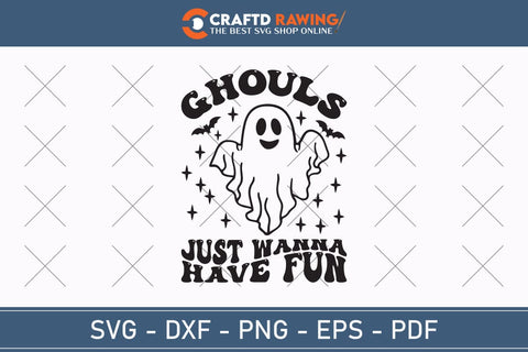 Ghouls Just Wanna Have Fun Halloween Svg, Halloween Png , Halloween Clipart, Ghost Svg, Halloween Shirt Svg, Hippie Svg, Retro Svg, Svg Bundle, Sublimation Designs SVG Debashish Barman 