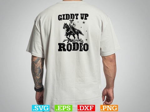 Giddy Up Rodeo Svg,Desert Cowboys Svg, Western Svg, Cowgirl Svg, Cowboy Ranch silhouette, Desert Cactus Svg SVG Creativeart88 